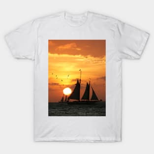 Sunset Sail in Key West II T-Shirt